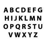 Liste des lettres de l'alphabet français