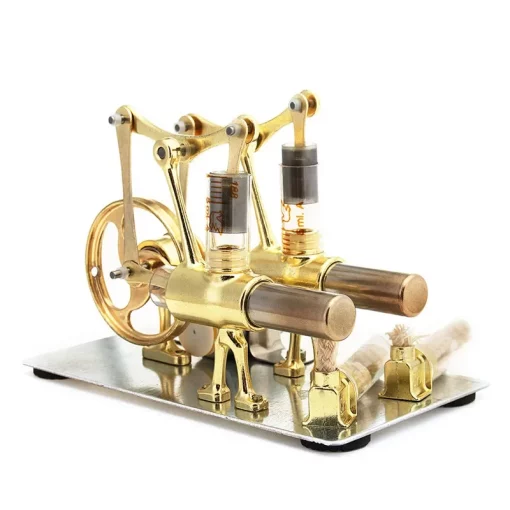 Moteur Stirling double cylindre