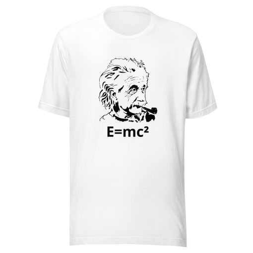 T-shirt unisexe classique écologique Albert Einstein E=mc²