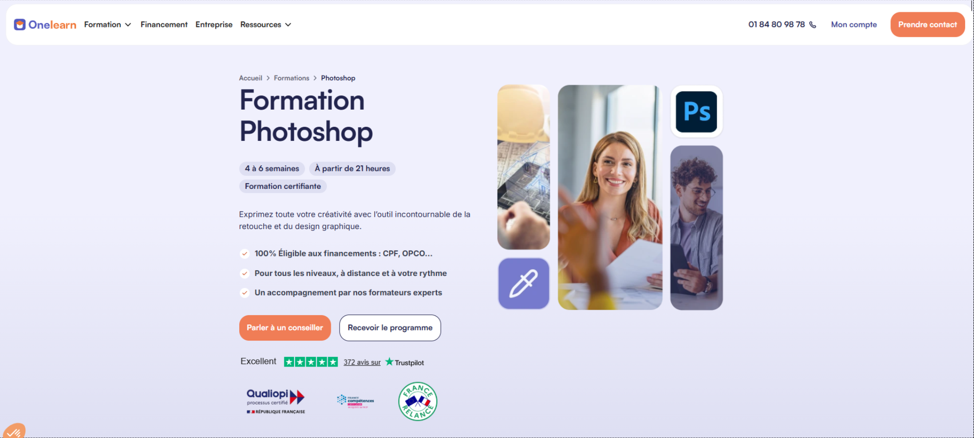 Formation Photoshop One Learn